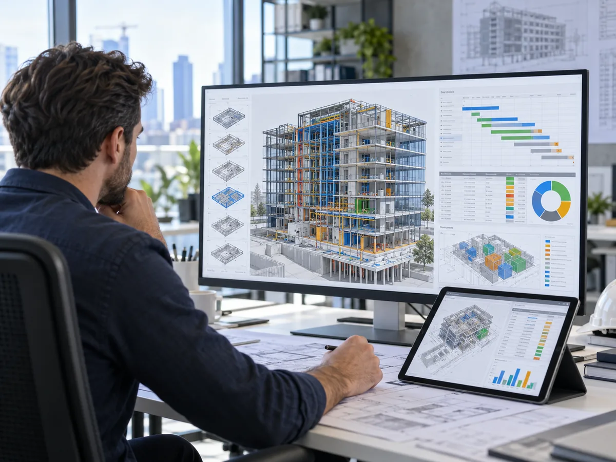 BIM cost model on a construction project